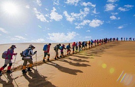 深圳户外拓展《生命轨迹》――穿越腾格里沙漠